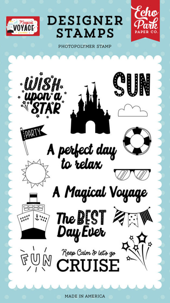 Echo Park A Magical Voyage Let's Go Cruise Clear Stamps (AMV359044) Echo Park A Magical Voyage Let's Go Cruise Clear Stamps (AMV359044)