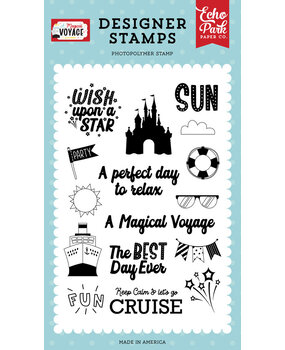 Echo Park A Magical Voyage Let's Go Cruise Clear Stamps (AMV359044)* Echo Park A Magical Voyage Let's Go Cruise Clear Stamps (AMV359044)*