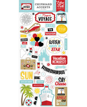 Echo Park A Magical Voyage 6x13 Inch Chipboard Accents (AMV359021)*
