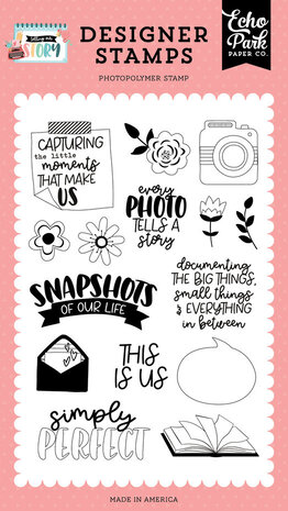 Echo Park Telling Our Story Snapshots Clear Stamps (TOS360045) Echo Park Telling Our Story Snapshots Clear Stamps (TOS360045)