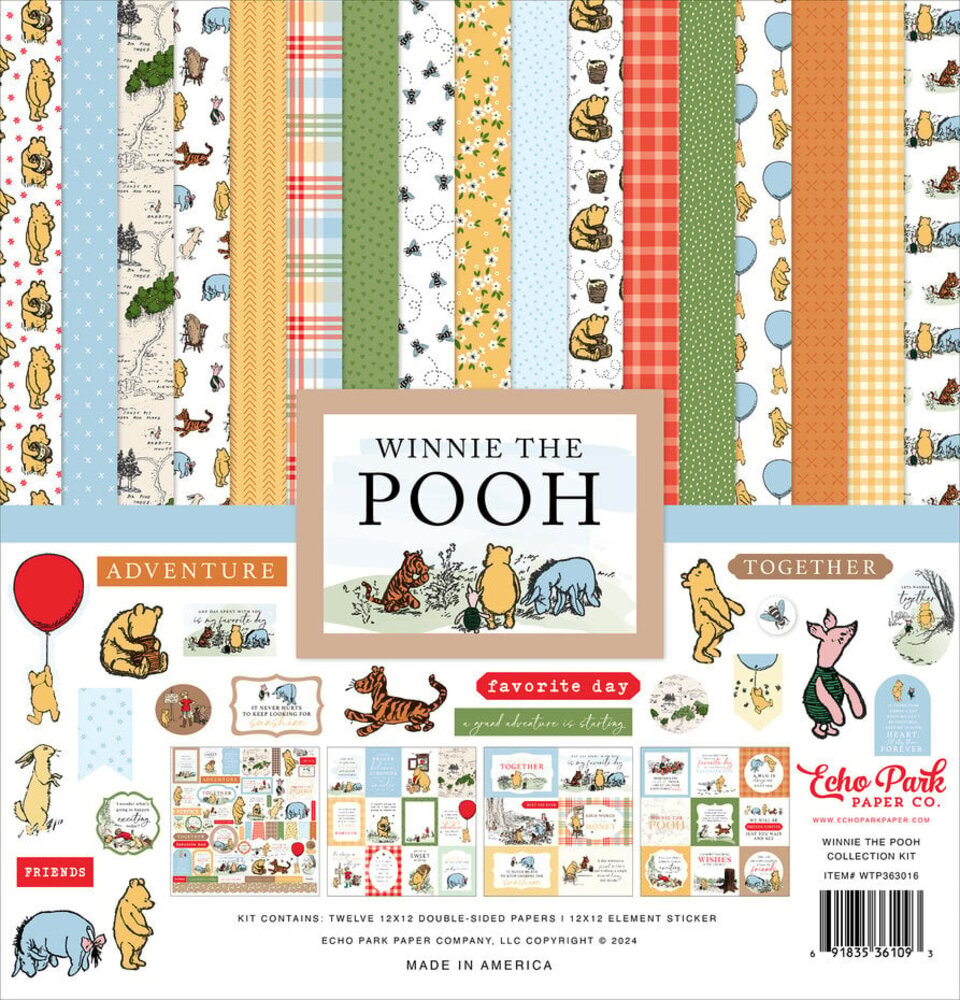Echo Park Winnie The Pooh 12x12 Inch Mega Bundle (WTP363050) Echo Park Winnie The Pooh 12x12 Inch Mega Bundle (WTP363050)