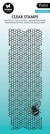 Studio Light Essentials Clear Stamps Slimline Hive Background (SL-ES-STAMP619) Studio Light Essentials Clear Stamps Slimline Hive Background (SL-ES-STAMP619)