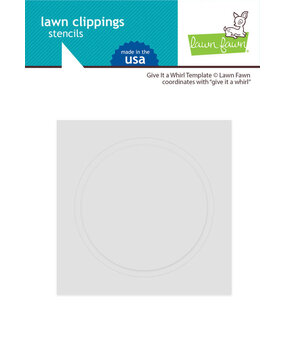 Lawn Fawn Lawn Clippings Give It a Whirl Template Stencil (LF3368) Lawn Fawn Lawn Clippings Give It a Whirl Template Stencil (LF3368)