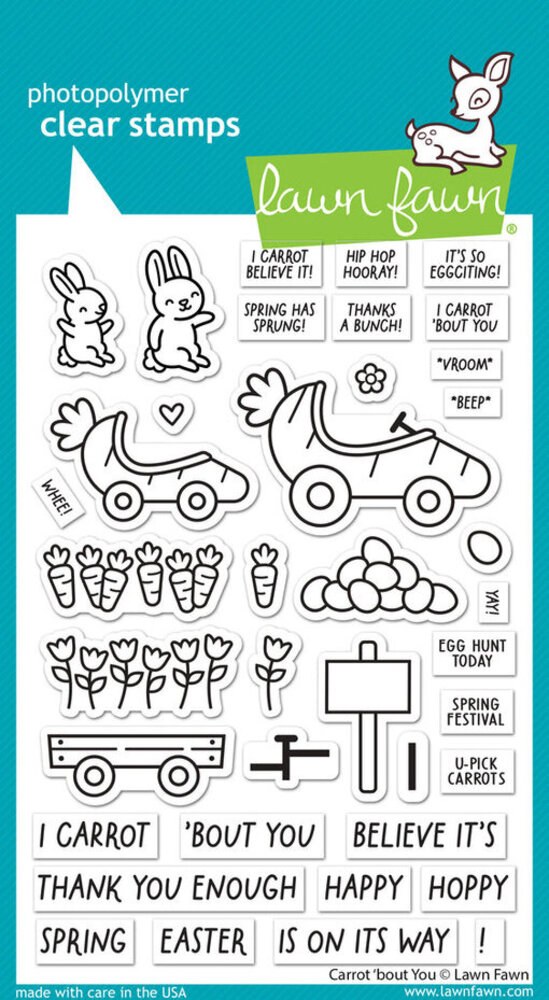 Lawn Fawn Carrot 'bout You Clear Stamps (LF3349) Lawn Fawn Carrot 'bout You Clear Stamps (LF3349)