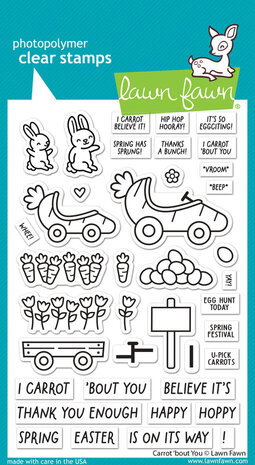 Lawn Fawn Carrot 'bout You Clear Stamps (LF3349) Lawn Fawn Carrot 'bout You Clear Stamps (LF3349)