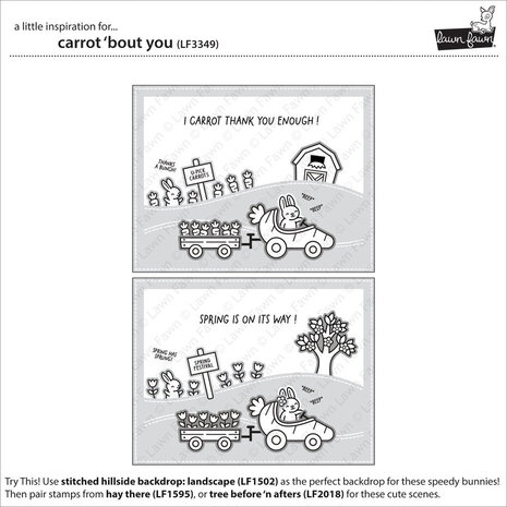 Lawn Fawn Carrot 'bout You Clear Stamps (LF3349) Lawn Fawn Carrot 'bout You Clear Stamps (LF3349)