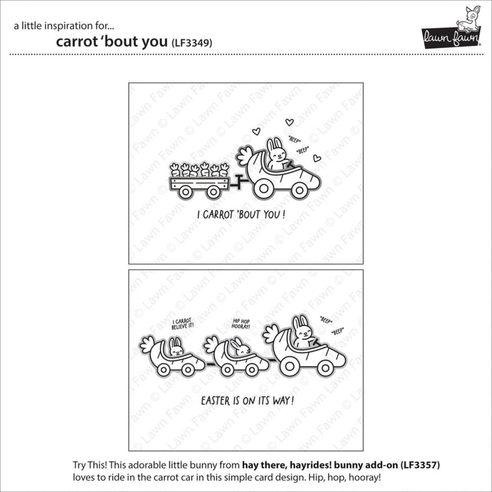 Lawn Fawn Carrot 'bout You Clear Stamps (LF3349) Lawn Fawn Carrot 'bout You Clear Stamps (LF3349)