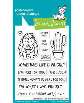 Lawn Fawn Sometimes Life is Prickly Clear Stamps (LF3355) Lawn Fawn Sometimes Life is Prickly Clear Stamps (LF3355)