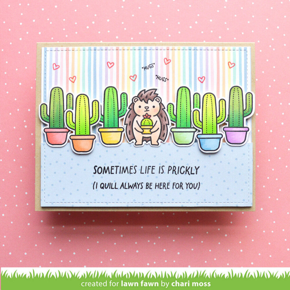 Lawn Fawn Sometimes Life is Prickly Clear Stamps (LF3355) Lawn Fawn Sometimes Life is Prickly Clear Stamps (LF3355)
