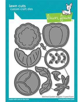 Lawn Fawn Stitched Garden Veggies Dies (LF3373) Lawn Fawn Stitched Garden Veggies Dies (LF3373)