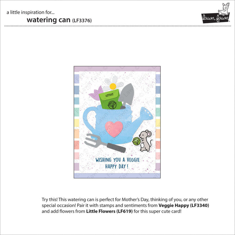 Lawn Fawn Watering Can Dies (LF3376)