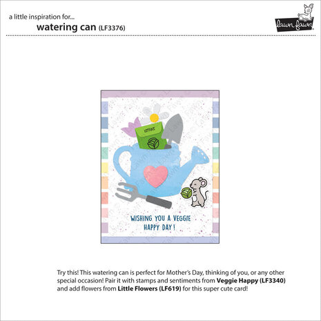 Lawn Fawn Watering Can Dies (LF3376)