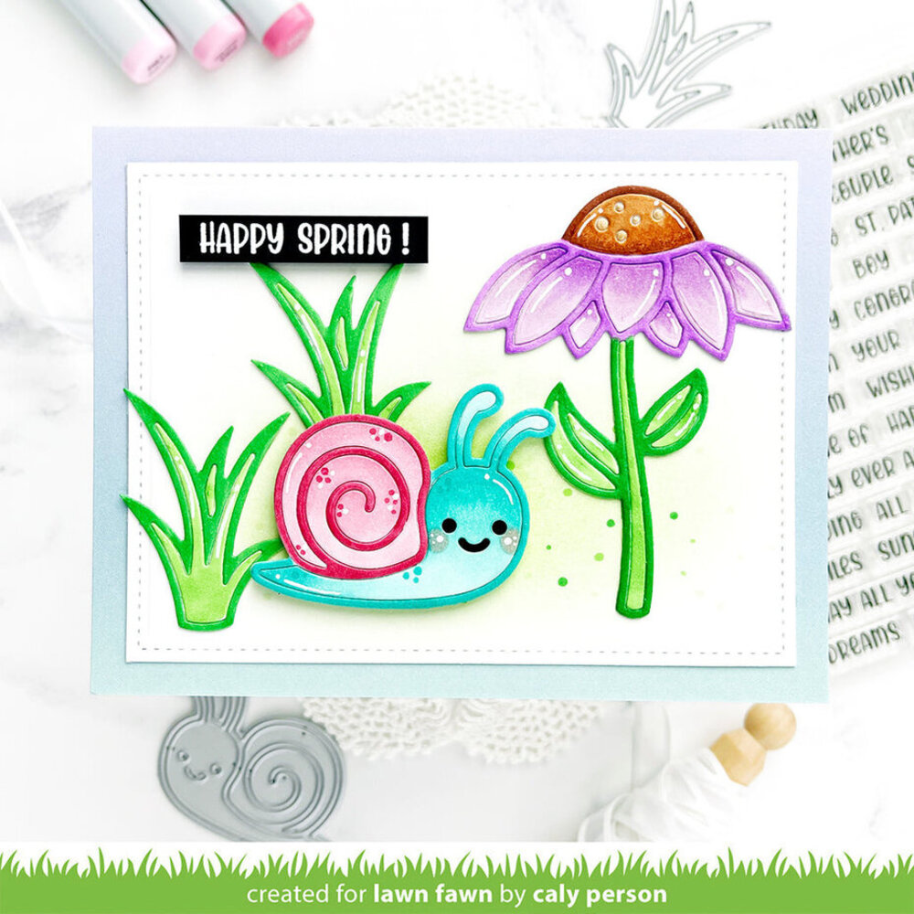 Lawn Fawn Garden Snail Dies (LF3382) Lawn Fawn Garden Snail Dies (LF3382)