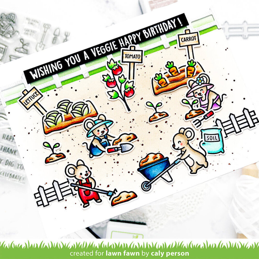 Lawn Fawn Little Farm Fence Border Dies (LF3383) Lawn Fawn Little Farm Fence Border Dies (LF3383)