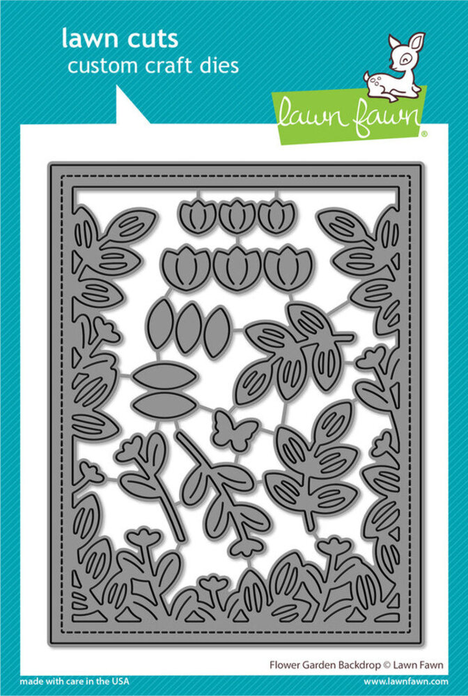 Lawn Fawn Flower Garden Backdrop Dies (LF3386) Lawn Fawn Flower Garden Backdrop Dies (LF3386)