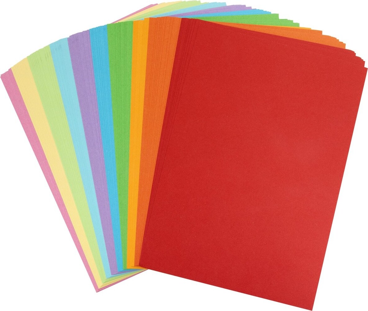 Craft ID Coloured Cardboard A4 Brights (CR0056/GE)