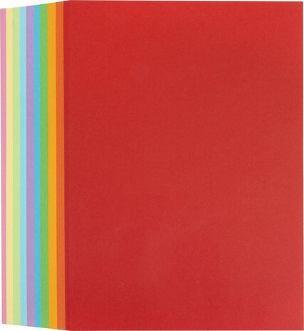 Craft ID Coloured Cardboard A4 Brights (CR0056/GE)