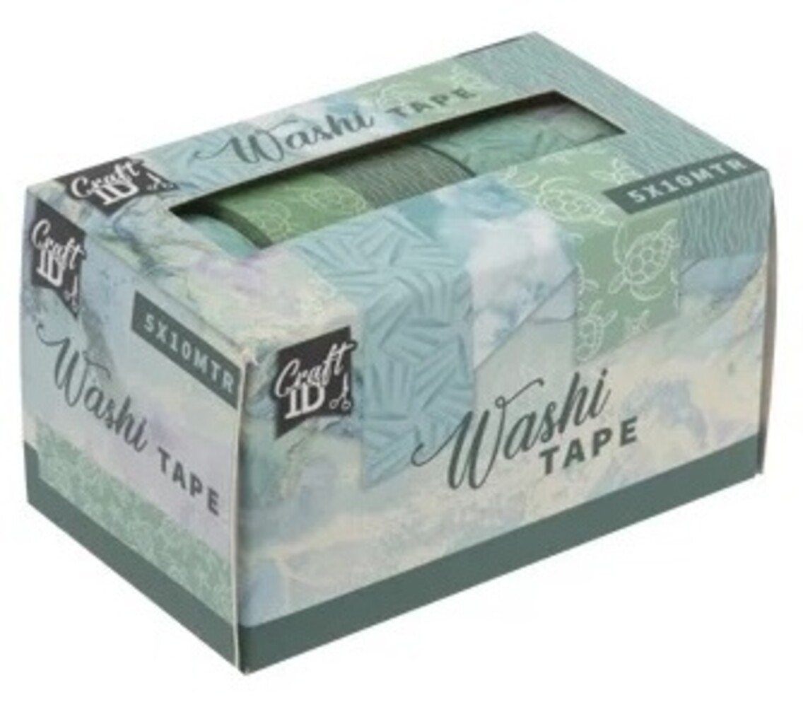 Craft ID Aqua Washi Tapes (CR3006/GE) Craft ID Aqua Washi Tapes (CR3006/GE)