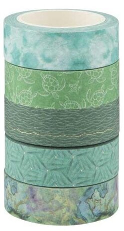 Craft ID Aqua Washi Tapes (CR3006/GE) Craft ID Aqua Washi Tapes (CR3006/GE)