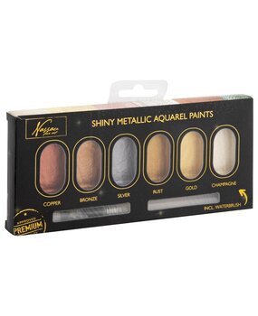 Art Sensations Nassau Metallic Aquarel Paints Set 3 (AR0514/GE) Art Sensations Nassau Metallic Aquarel Paints Set 3 (AR0514/GE)