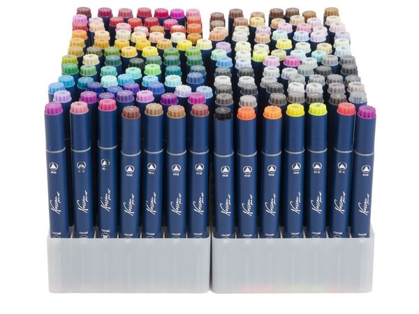 Art Sensations Nassau Alcohol Ink Dual Markers Set 168 Stuks (AR0113/23GE)