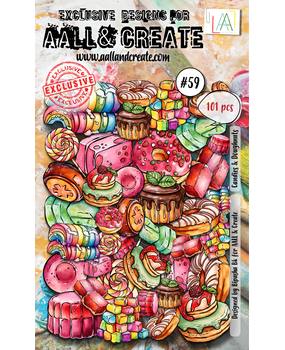 AALL and Create Ephemera Die-cuts Candies & Doughnuts (AALL-EP-059) AALL and Create Ephemera Die-cuts Candies & Doughnuts (AALL-EP-059)