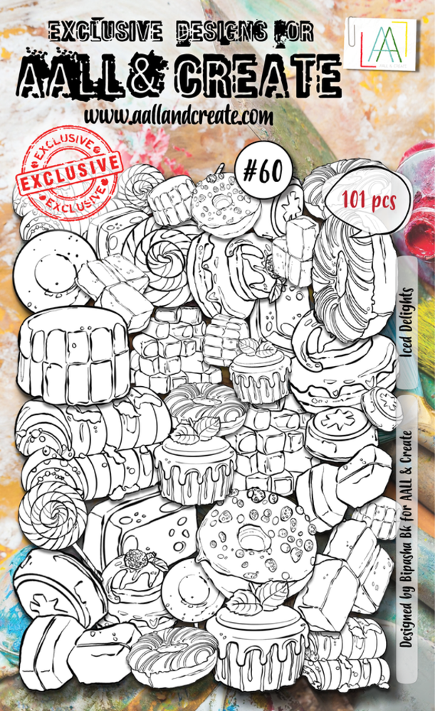 AALL and Create Ephemera Die-cuts Iced Delights (AALL-EP-060) AALL and Create Ephemera Die-cuts Iced Delights (AALL-EP-060)