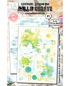 AALL and Create Rub-Ons A5 Greeny Meanies (AALL-RO-003) AALL and Create Rub-Ons A5 Greeny Meanies (AALL-RO-003)