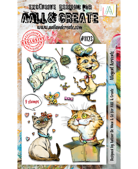 AALL and Create Clear Stamp Set A6 Alleycat Acrocats (AALL-TP-1123) AALL and Create Clear Stamp Set A6 Alleycat Acrocats (AALL-TP-1123)