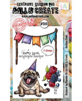 AALL and Create Clear Stamp Set A6 Bulldog Bash (AALL-TP-1141) AALL and Create Clear Stamp Set A6 Bulldog Bash (AALL-TP-1141)