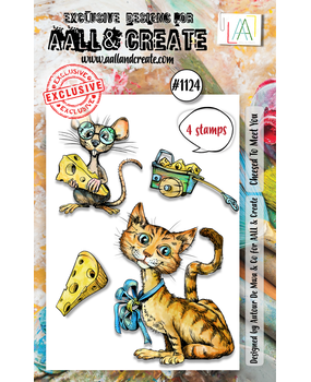 AALL and Create Clear Stamp Set A7 Cheesed To Meet You (AALL-TP-1124) AALL and Create Clear Stamp Set A7 Cheesed To Meet You (AALL-TP-1124)