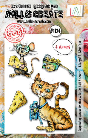 AALL and Create Clear Stamp Set A7 Cheesed To Meet You (AALL-TP-1124) AALL and Create Clear Stamp Set A7 Cheesed To Meet You (AALL-TP-1124)