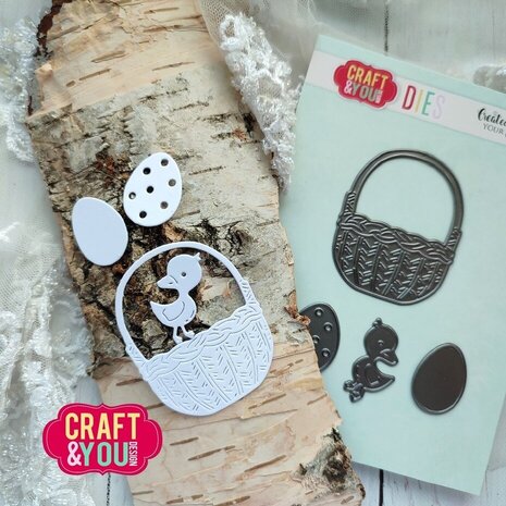 Craft & You Dies Easter Basket (CW270) Craft & You Dies Easter Basket (CW270)