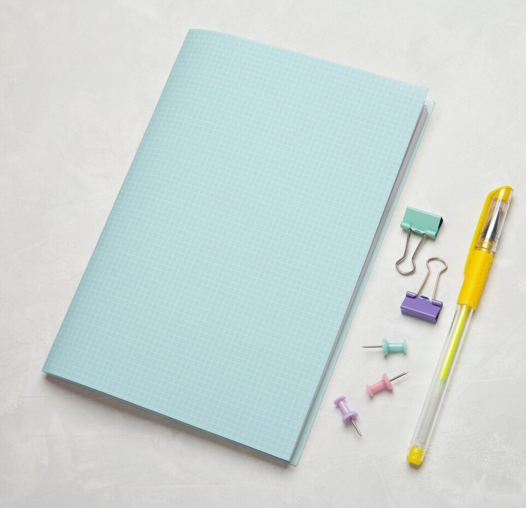 Masterpiece Design Little Project Notebook Graph Pages A5 Blue (MP202218)