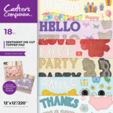 Crafter's Companion Everyday Sentiments 12x12 Inch Topper Pad (CC-TOP12-EVSE)