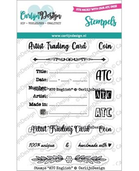 Carlijn Design Stempels ATC English (CDST-0115) Carlijn Design Stempels ATC English (CDST-0115)