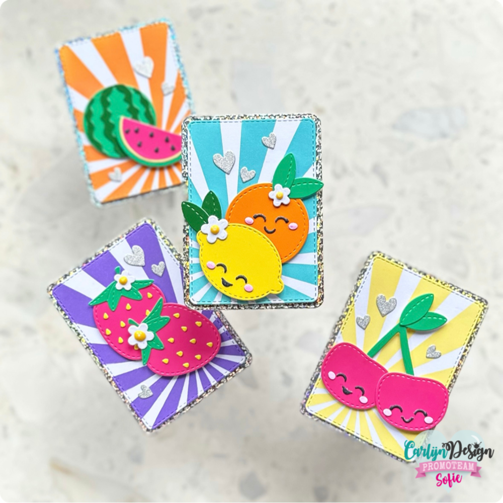 Carlijn Design Snijmallen ATC Rechthoeken Stitching (CDSN-0247) Carlijn Design Snijmallen ATC Rechthoeken Stitching (CDSN-0247)