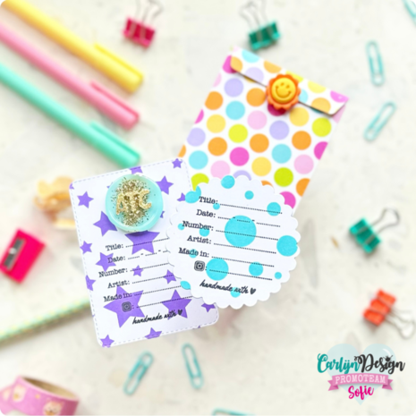 Carlijn Design Snijmallen ATC Coin Cirkels + Envelop (CDSN-0248)