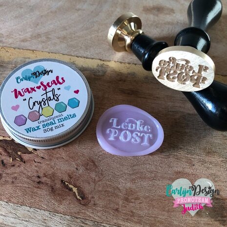 Carlijn Design Wax Seal Stamper 1 Inch Leuke Post 2 (CDWX-0066) Carlijn Design Wax Seal Stamper 1 Inch Leuke Post 2 (CDWX-0066)