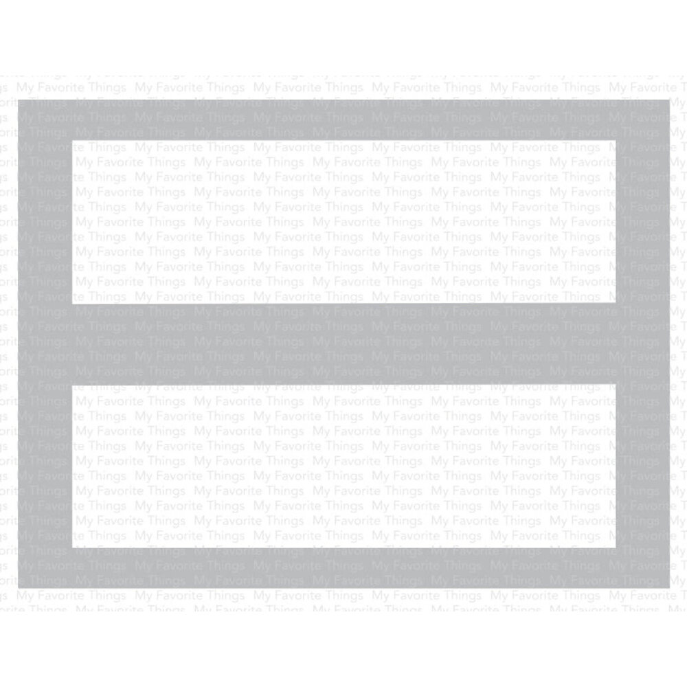 My Favorite Things Horizontal Center Strip Stencil (ST-198) - Paperpads.nl