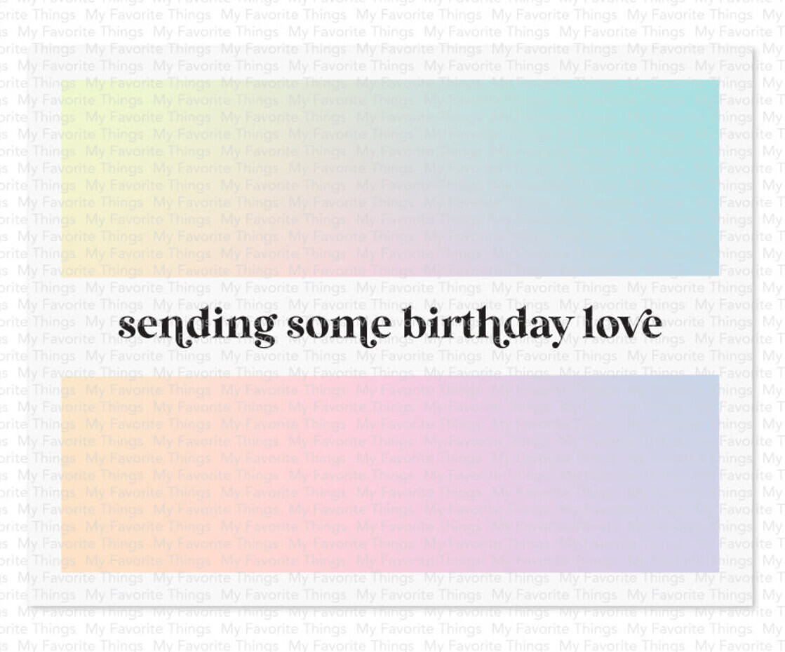 My Favorite Things Horizontal Center Strip Stencil (ST-198) - Paperpads.nl