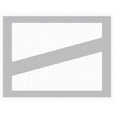 My Favorite Things Horizontal Diagonal Center Strip Stencil (ST-199)