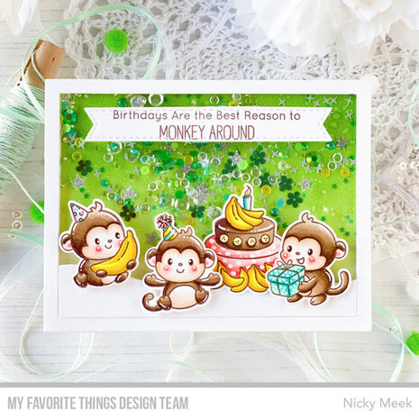 My Favorite Things Monkey Around Stamp & Die Duo (DUO-104) My Favorite Things Monkey Around Stamp & Die Duo (DUO-104)