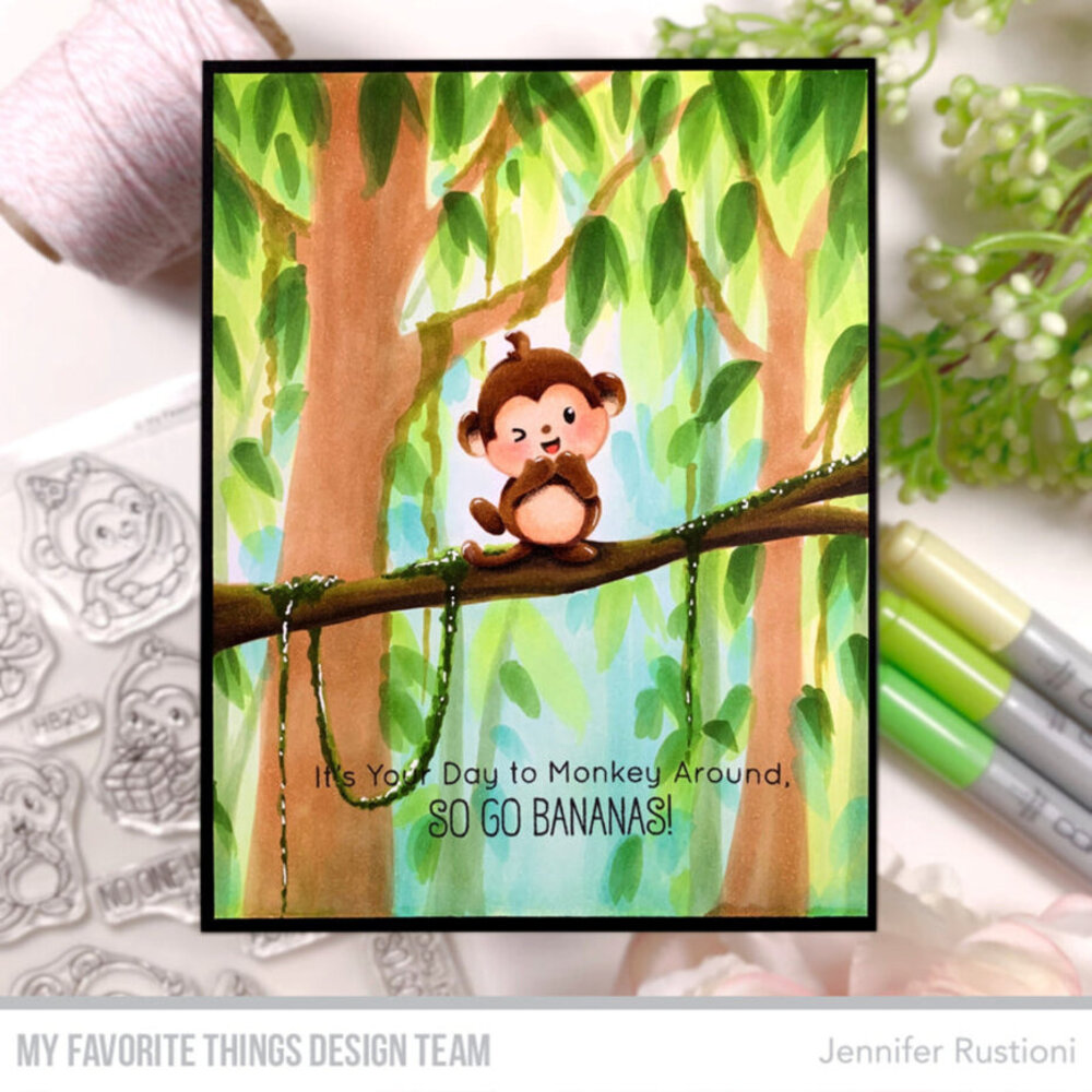 My Favorite Things Monkey Around Clear Stamps (JB-034) My Favorite Things Monkey Around Clear Stamps (JB-034)