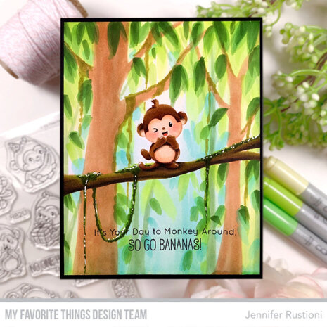 My Favorite Things Monkey Around Clear Stamps (JB-034) My Favorite Things Monkey Around Clear Stamps (JB-034)