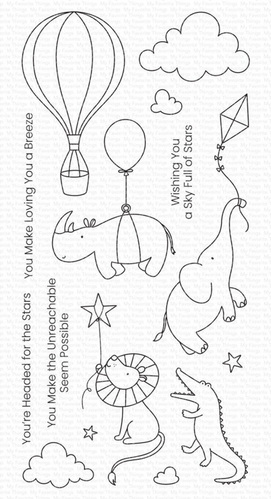 My Favorite Things Headed for the Stars Clear Stamps (CS-858) My Favorite Things Headed for the Stars Clear Stamps (CS-858)