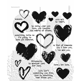 Stampers Anonymous Cling Stamps Love Notes (CMS477)