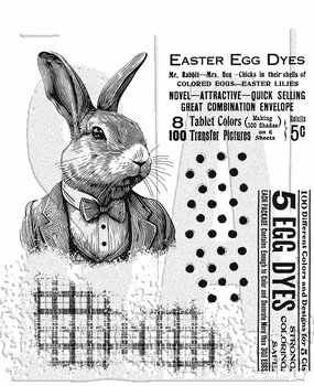 Stampers Anonymous Cling Stamps Mr. Rabbit (CMS478) Stampers Anonymous Cling Stamps Mr. Rabbit (CMS478)