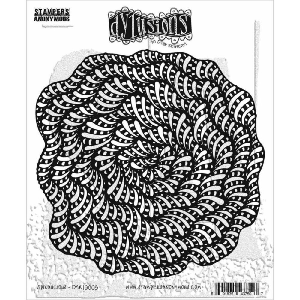 Ranger Dylusions Spiralicious Cling Stamps (DYR10005) Ranger Dylusions Spiralicious Cling Stamps (DYR10005)