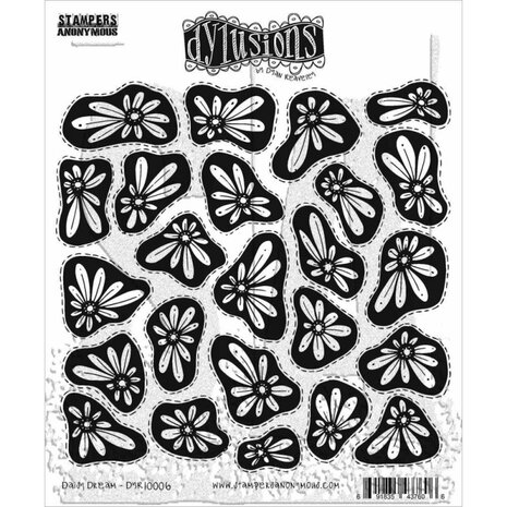 Ranger Dylusions Daisy Dream Cling Stamps (DYR10006) Ranger Dylusions Daisy Dream Cling Stamps (DYR10006)